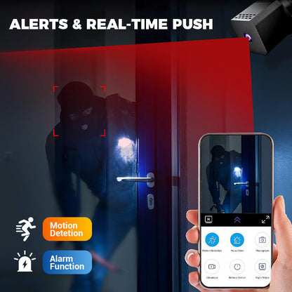 🔥Nytt, populært ❤️‍🔥 Mini, smart HD-sikkerhetskamera med nattsyn