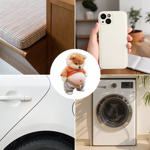 3D Søt Shiba Inu Selvklebende Dørstopper & Stressball