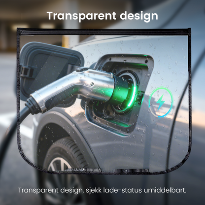 Magnetisk vanntett deksel til elbilens ladeport