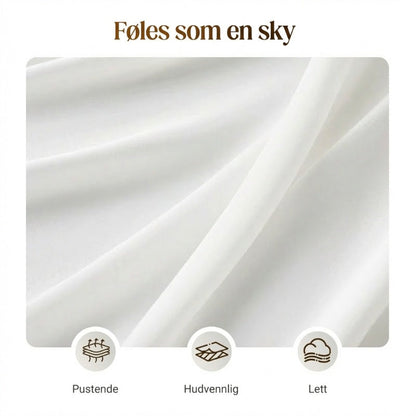 Flytende topp med kappeærmer og wrapbukser