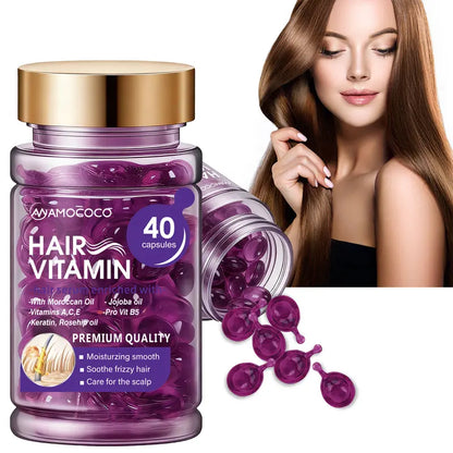 💎 48% RABATT – Deep conditioning hårolje – én kapsel – glatt, skinnende & krusfritt – reisevennlig – blomsterduft