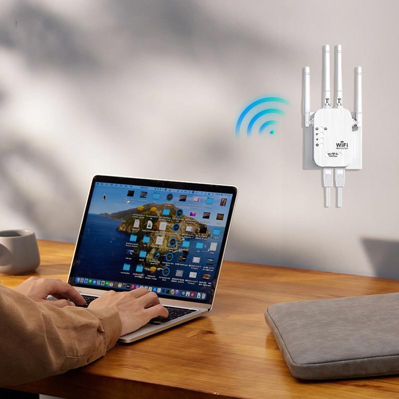 🔥2026 hot salg 🎁1200Mbps Dual Band (5GHz/2,4GHz) WiFi-forlenger dekker 10 000 sq. ft og 50 enheter