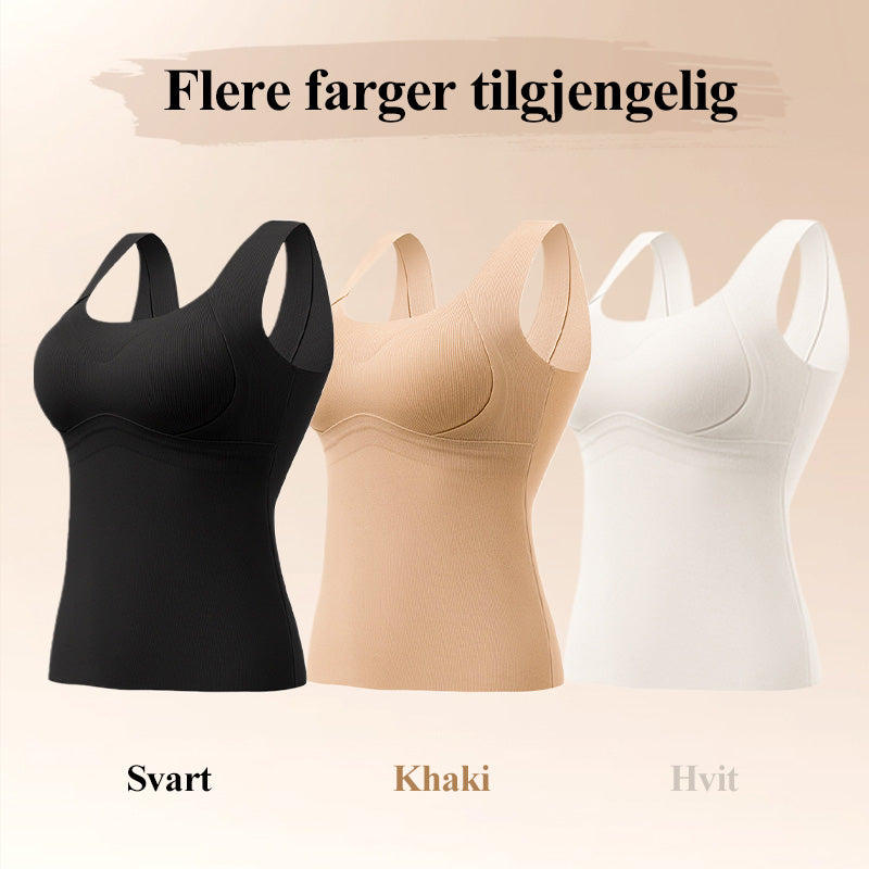 💖Black Friday Big Rea 60% RABATT🌹 [Steam gave] Termisk tank topp damer med innebygd bh