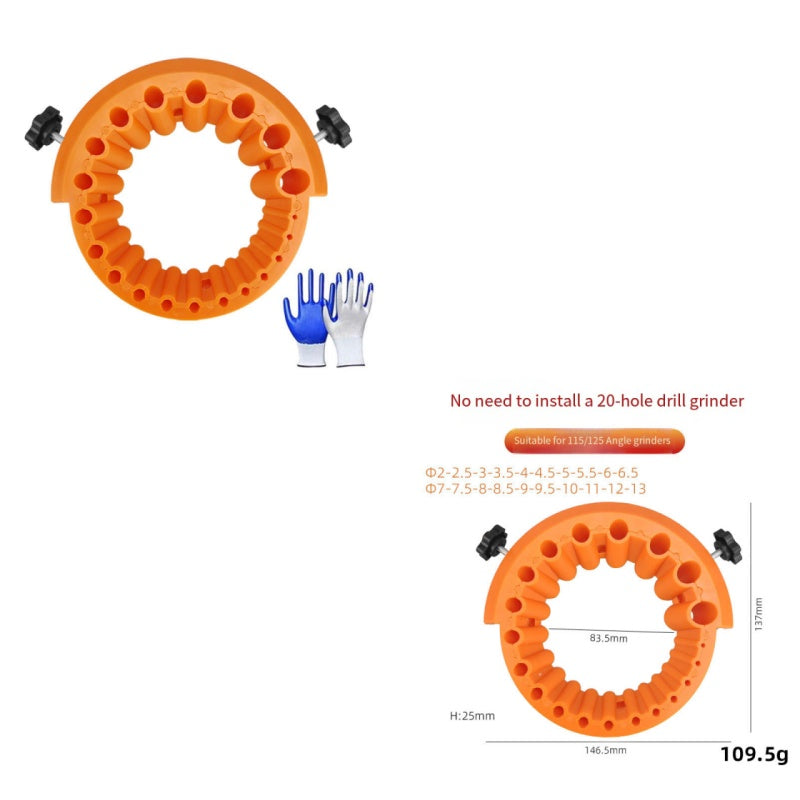 🎄Juletilbud ALLTID 48 % RABATT!🧰 Multifunksjonell borsliper for vinkelslipere: Rask sliping + slitesterk ABS - Kostnadseffektiv!