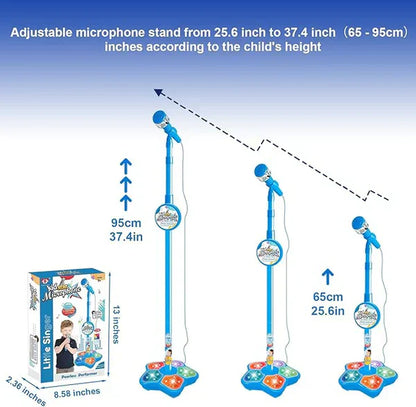 🎅 SISTE DAGS SALG 52 % RABATT!!🌲 Mikrofonleke, Karaokemaskinleke med lys