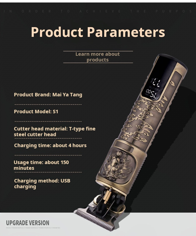 🎁 Beste gave: Trådløs hårtrimmer for uanstrengt stell!