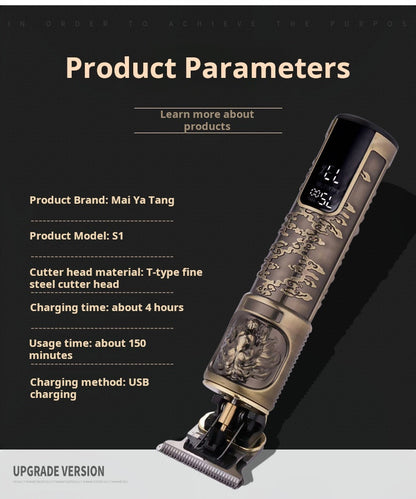 🎁 Beste gave: Trådløs hårtrimmer for uanstrengt stell!