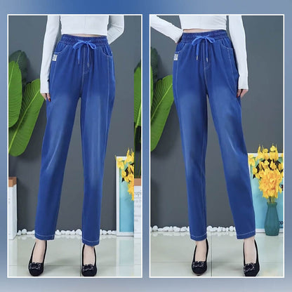 ⏳Begrenset tidsbegrenset 48 % rabatt!!💕👖Høy midje, ultra-elastiske mom jeans