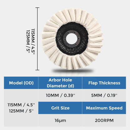 🎄✨Julesalg: 48 % rabatt for alltid! Rustfritt stål med speilfinish Magic🛠️ Det ultimate poleringsverktøyet for vinkelslipere Fjern riper, gjenoppliv metallets sjelfulle glans.🔨