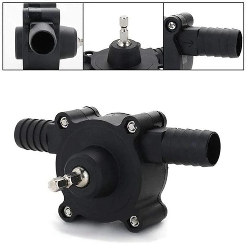 💦 KJØP 2, FÅ 1 GRATIS! ✨ Selvsugende vannpumpe for driller, 1,2 m³/t 🔋