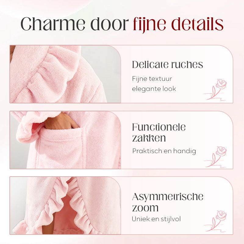 🔥✨Myk og luftig badekåpe 🧖♀️ – Hudvennlig stoff, behagelig varme etter dusjing