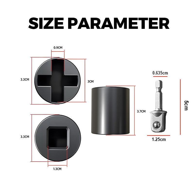 🔧 48 % RABATT NÅ! ⚡ Universell pipeadapter – Drilldrevet, kraftig stål og universell design 🚗