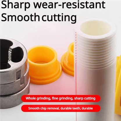 Elektrisk drillkompatibel PVC-rørgjengersett med forskjellige dysestørrelser