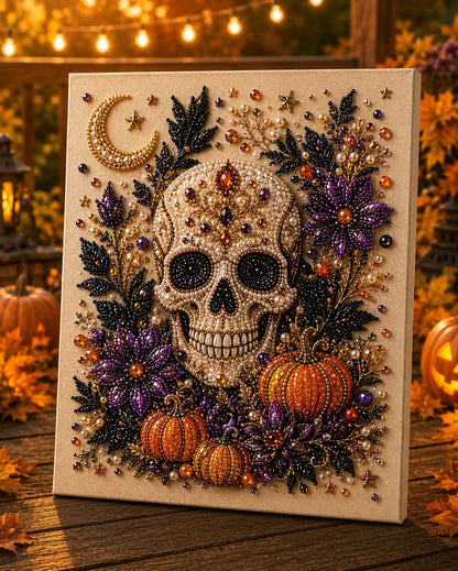 🔥Siste dag 48 % RABATT - 👻✨Halloween spøkelsesperlekunst DIY-sett