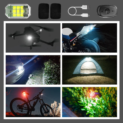 Bil, motorsykkel, modifisert lampe for elektrisk kjøretøy