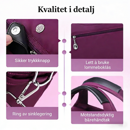 🔥Siste dag: 48% rabatt! ⏰👜Motehåndveske med tyverisikring🎁