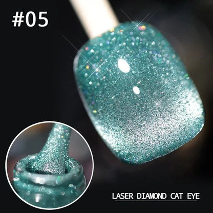 💅SISTE DAG MED 48 % RABATT💎Laser Diamond Cat Eye neglelakk💥Kjøp 1 få 1 gratis💥