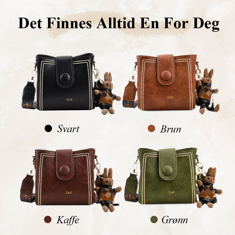 ⏰ 49 % rabatt på den siste dagen ⏰Vintage moteveske med justerbar bredere skulderreim