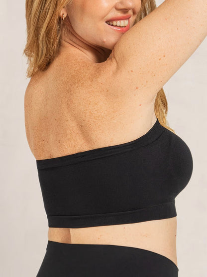⛱️🤩🔥Konverterbar stroppeløs bandeau-BH med trådløs komfort, sklisikkert grep og avtakbare stropper