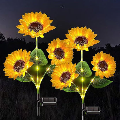 🌻48 % RABATT PÅ LYSSALG! ✨ Solcelledrevne solcellelys – Lysende hagedekorasjon 🌿