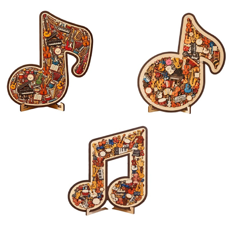 ⌛Tidsbegrenset tilbud🎶Puslespill i tre med musikalske noter🧩