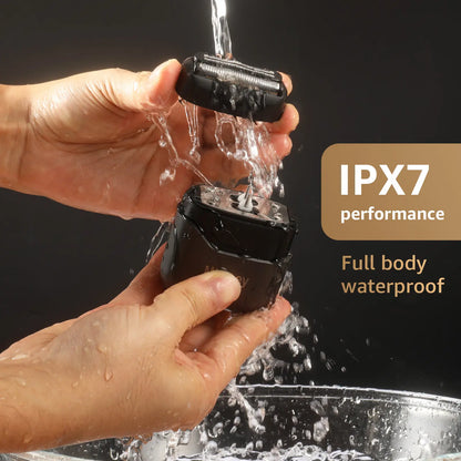 🌞Start våren med 48 % rabatt! 🪒 Mini elektrisk barbermaskin med flytende blader – Jevn og presis, hvor som helst!