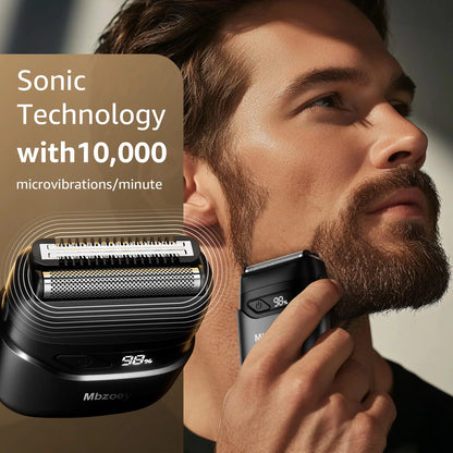 🌞Start våren med 48 % rabatt! 🪒 Mini elektrisk barbermaskin med flytende blader – Jevn og presis, hvor som helst!