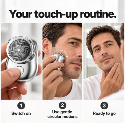 🎃Halloween-tilbud 50 % RABATT!✨Mini USB-oppladbar elektrisk barbermaskin – Lommestørrelse for stell uansett hvor du går