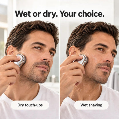 🎃Halloween-tilbud 50 % RABATT!✨Mini USB-oppladbar elektrisk barbermaskin – Lommestørrelse for stell uansett hvor du går