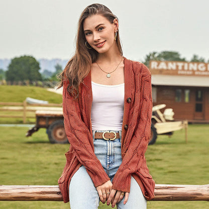 ✨Høst-vinter-strikkegenser for damer i middels lengde – ⏳Begrenset antall – Nå 50 % rabatt🔥