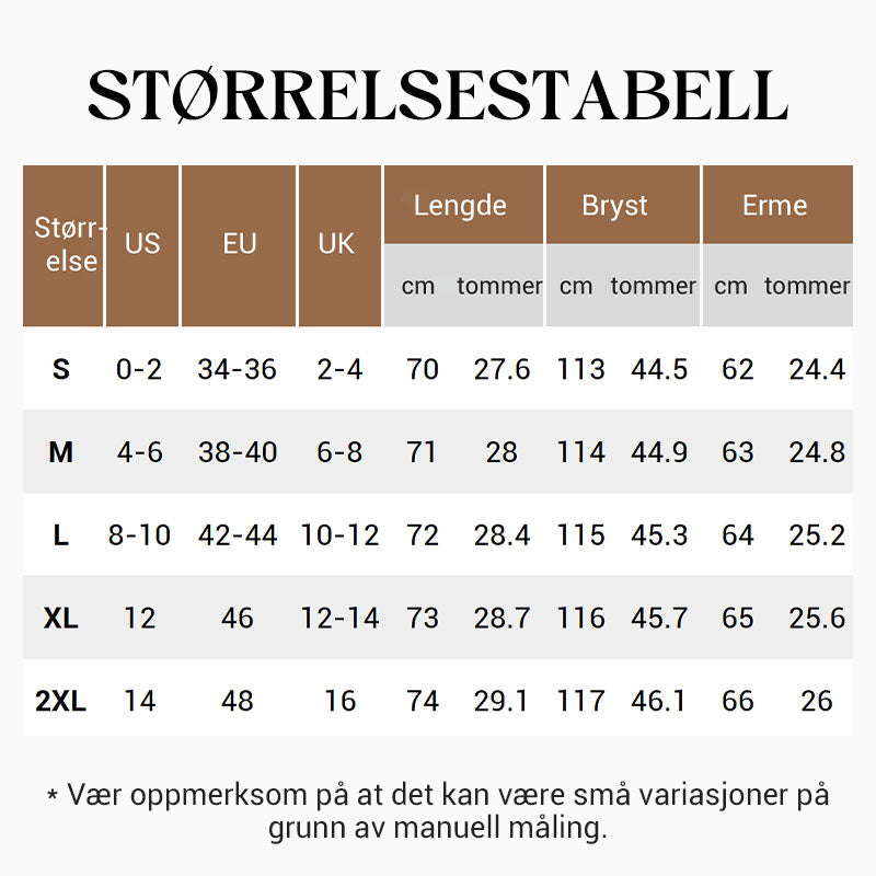 ✨Høst-vinter-strikkegenser for damer i middels lengde – ⏳Begrenset antall – Nå 50 % rabatt🔥