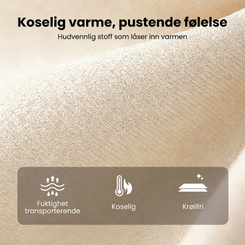 🔥Siste dag 48 % RABATT💖Termo-topper med U-hals og innebygd BH til dame