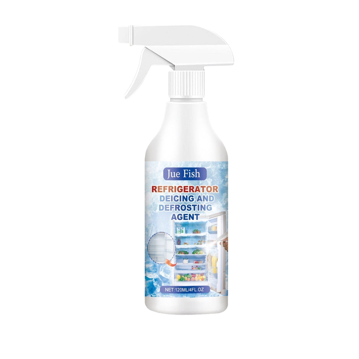 🏠🧊Avrimingsspray for kjøleskap med fryser🎁(Med gratis spatel)