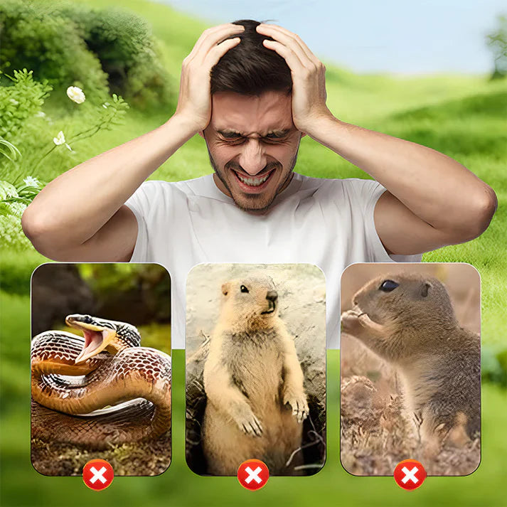 💐48 % RABATT! Hagebeskytter – Bekjemper mus og muldvarper uten kjemikalier 🌸🐭【Begrenset: 5+5 GRATIS】