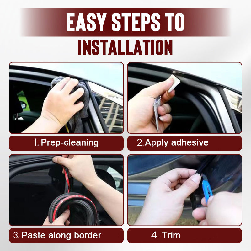 5-hulls støvtett og støtdempende tetningslist for bilindustrien