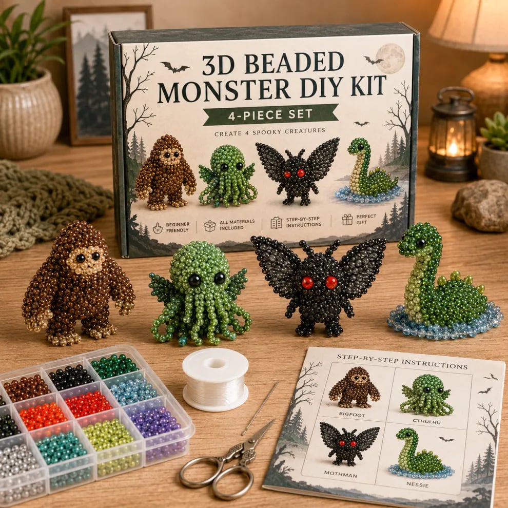 🎨 Kreativ håndverksmoro – 3D-perledyr, perfekt for barn og nybegynnere 🐾