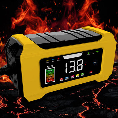 🔋 FLASH-SALG: 50 % RABATT! ⚡ Intelligent 12 V 6 A-batterilader til bil – 9-trinns lading, pulsgjenoppretting og farge-LCD 🚗