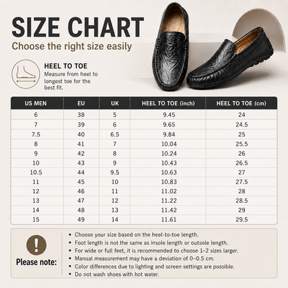 ❄️Sommerfrisk 48 % RABATT!👞Herreloafers i skinn – Komfortable slip-ons med klassisk utseende for jobb, kjøring og daglig bruk: