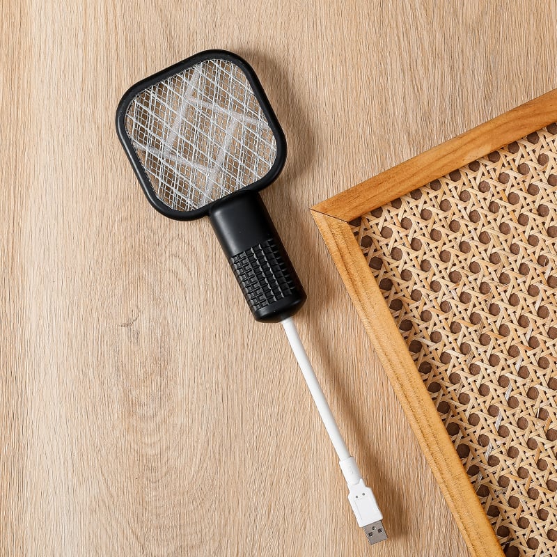 ✨2026 NYHET🔥USB Mini Myggdreper💥Bærbar fluefjerder, insektdreper for skadedyrbekjempelse, myggflaggermus for innendørs og utendørs bruk