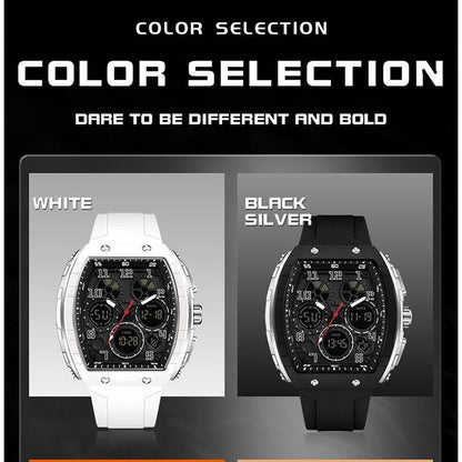 🎁Møt julen med 60 % RABATT🎄Sporty, selvlysende digital automatisk herreklokke