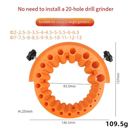 🎄Juletilbud ALLTID 48 % RABATT!🧰 Multifunksjonell borsliper for vinkelslipere: Rask sliping + slitesterk ABS - Kostnadseffektiv!