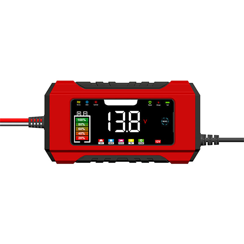🔋 FLASH-SALG: 50 % RABATT! ⚡ Intelligent 12 V 6 A-batterilader til bil – 9-trinns lading, pulsgjenoppretting og farge-LCD 🚗