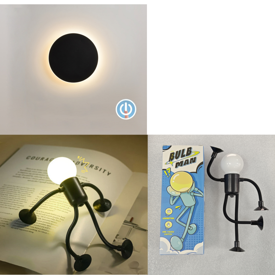 48 % RABATT!! 🌟Moderne runde LED-vegglamper