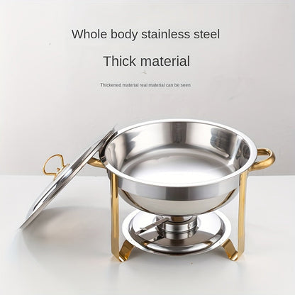 🎅🏻Julefor salg🔥Buffetsett i rustfritt stål til varmholdningsfat