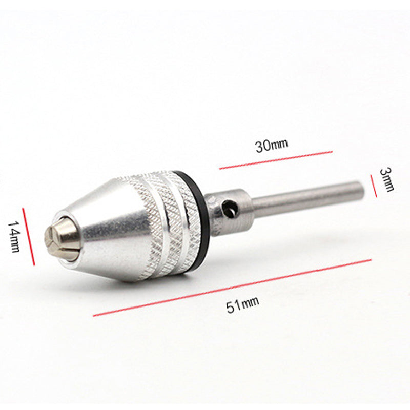🔧 50 % RABATT NÅ! 3-kjevs chuck for elektriske skrutrekkere og driller – nøkkelfri, hurtigbytte og kompatibel med runde og sekskantede skaft – perfekt for hobby, renovering og presisjonsarbeid 🛠️✨