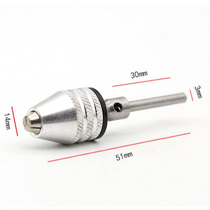 🔧 50 % RABATT NÅ! 3-kjevs chuck for elektriske skrutrekkere og driller – nøkkelfri, hurtigbytte og kompatibel med runde og sekskantede skaft – perfekt for hobby, renovering og presisjonsarbeid 🛠️✨