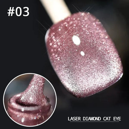 💅SISTE DAG MED 48 % RABATT💎Laser Diamond Cat Eye neglelakk💥Kjøp 1 få 1 gratis💥
