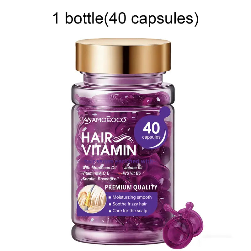 💎 48% RABATT – Deep conditioning hårolje – én kapsel – glatt, skinnende & krusfritt – reisevennlig – blomsterduft