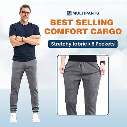 🔥VARMT SALG 48% RABATT🥰 MultiPants - slitesterke cargobukser med høy stretch og flere lommer