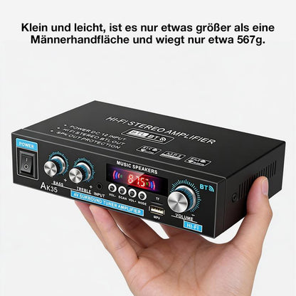 📢📢48 % RABATT!! ⏰AK35 Stereoforsterker Hjemmelyd Bluetooth 5.0 Maks